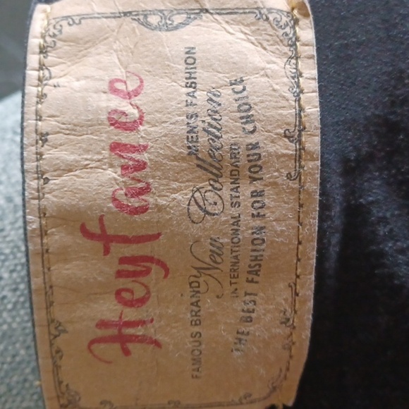 Heyfanee Mens Slim Fit Casual Stretch Black Jeans - Picture 4 of 6